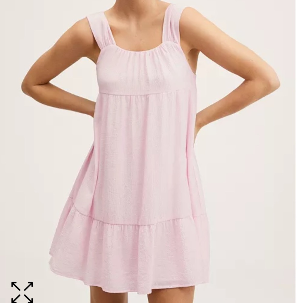MNG Textured Ruffled Dress Exclusive Collection